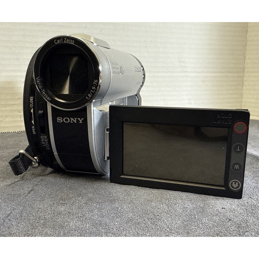 Sony HandyCam DCR-DVD610 Mini DVD Hybrid Camcorder-untested, No Charger, Battery - Picture 5 of 15